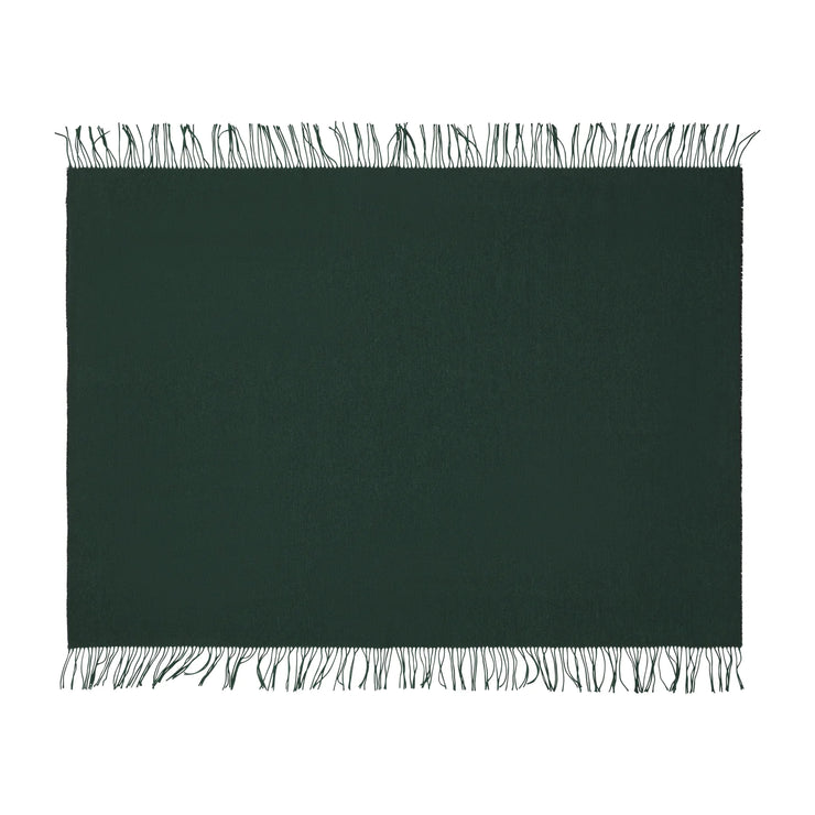 Silkeborg Uldspinderi Franja Throw - Green/Black