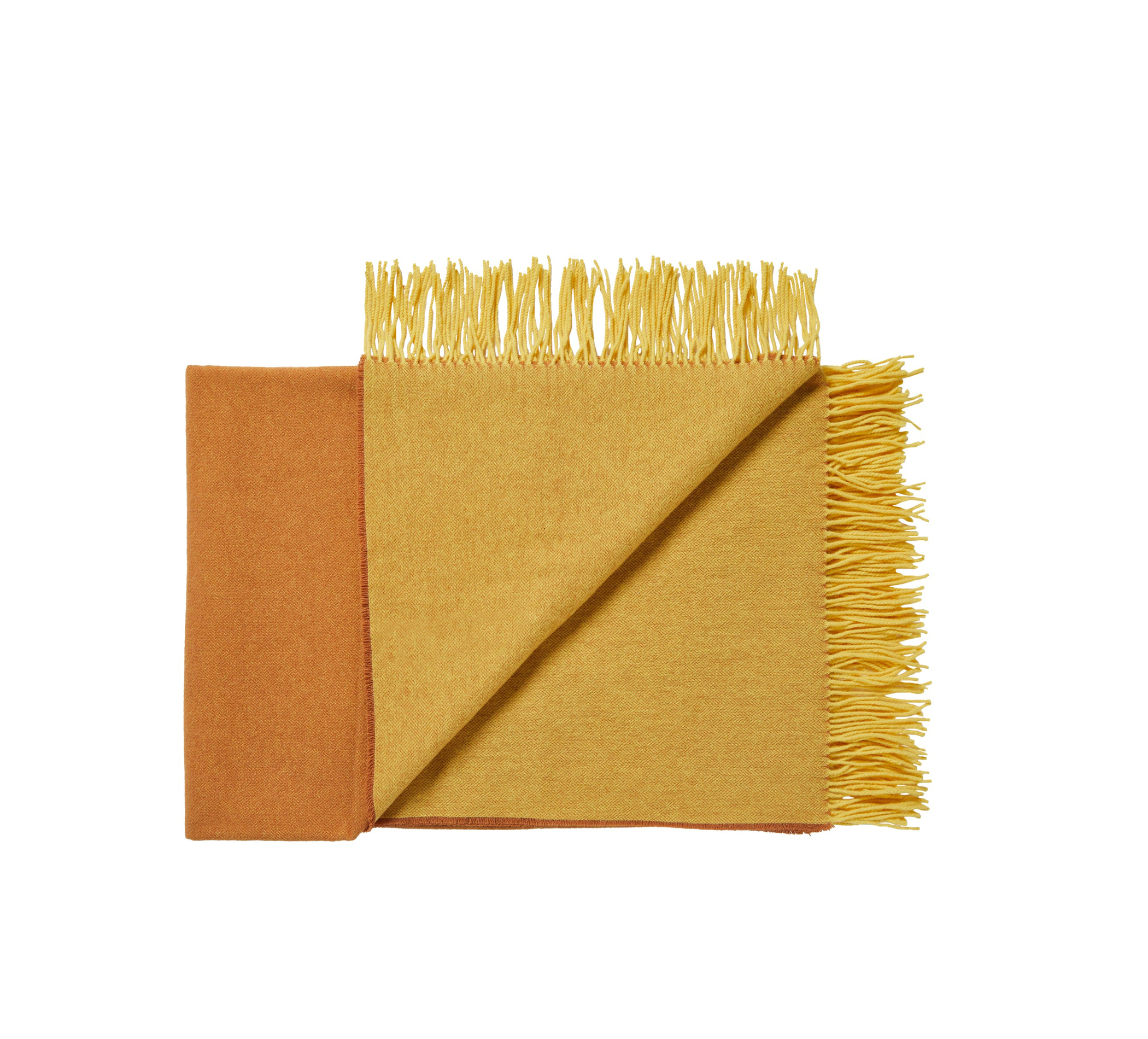 Silkeborg Uldspinderi Franja Throw - Sunny Apricot