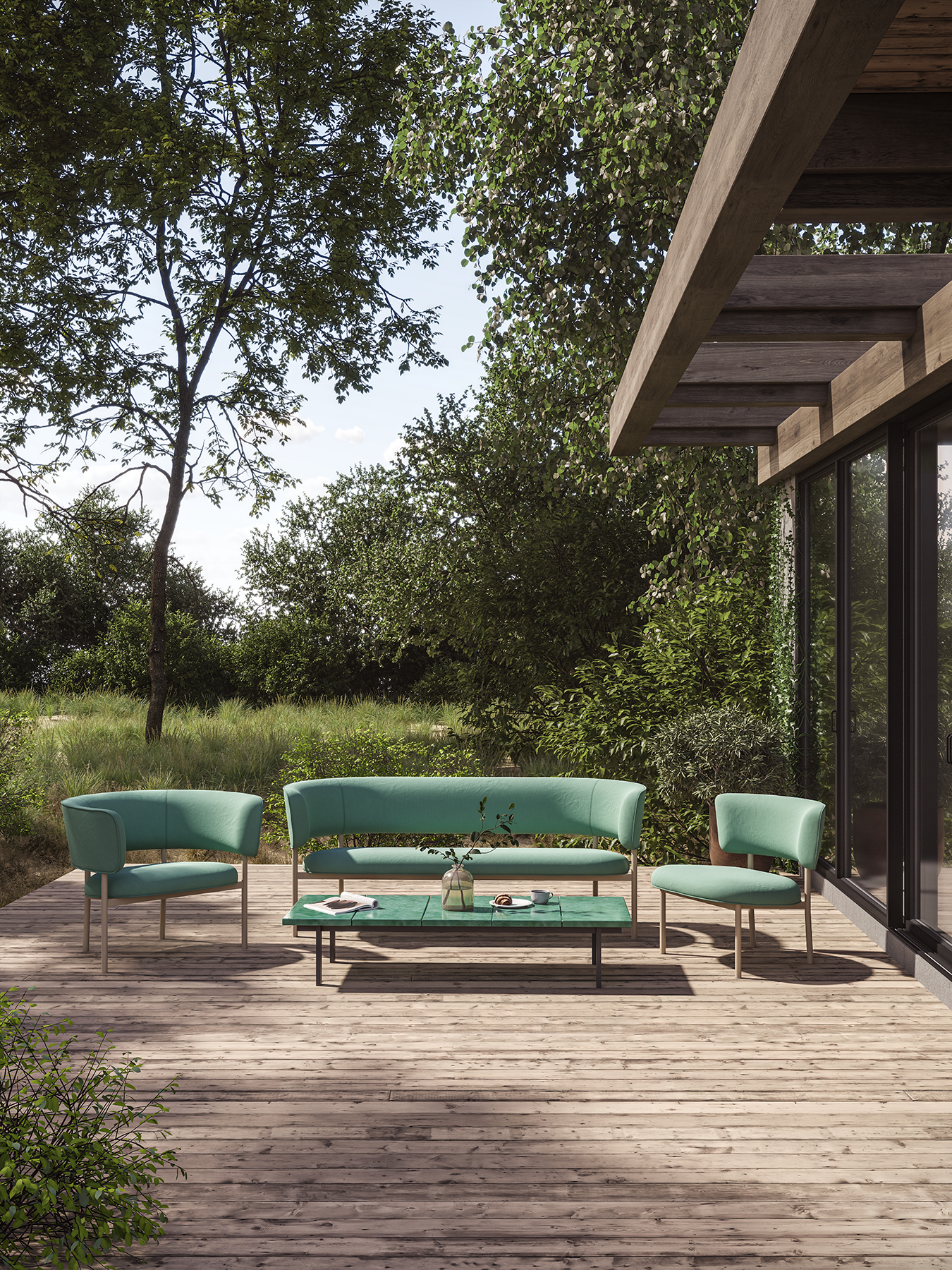 Møbel Copenhagen FONT Outdoor Lounge Chair