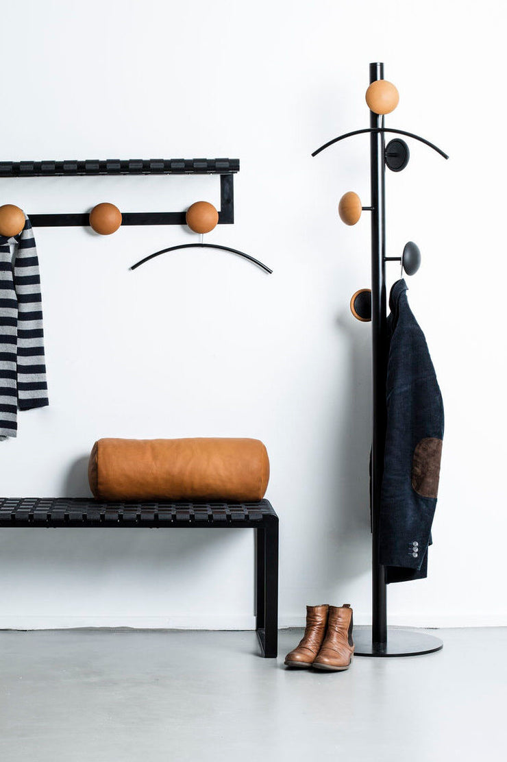 Bent Hansen Plaited Bench Nylon, Black