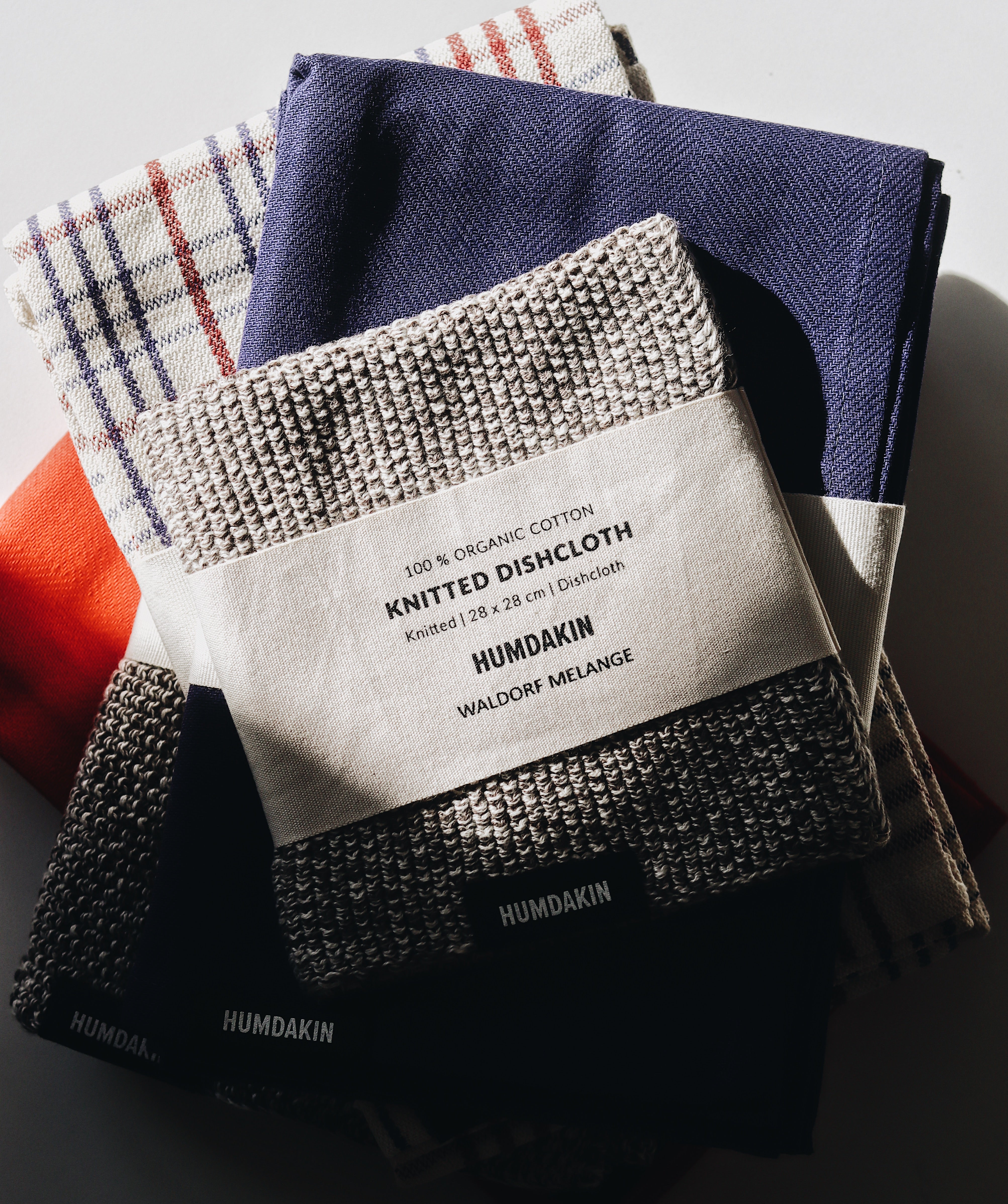 Humdakin Knitted Dishcloth - Waldorf Melange