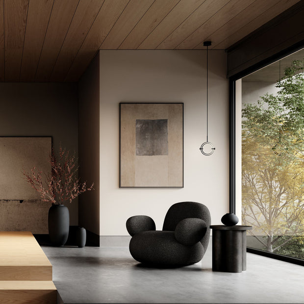 101 Copenhagen Toe Armchair, Flat - Deep Taupe (A2635)
