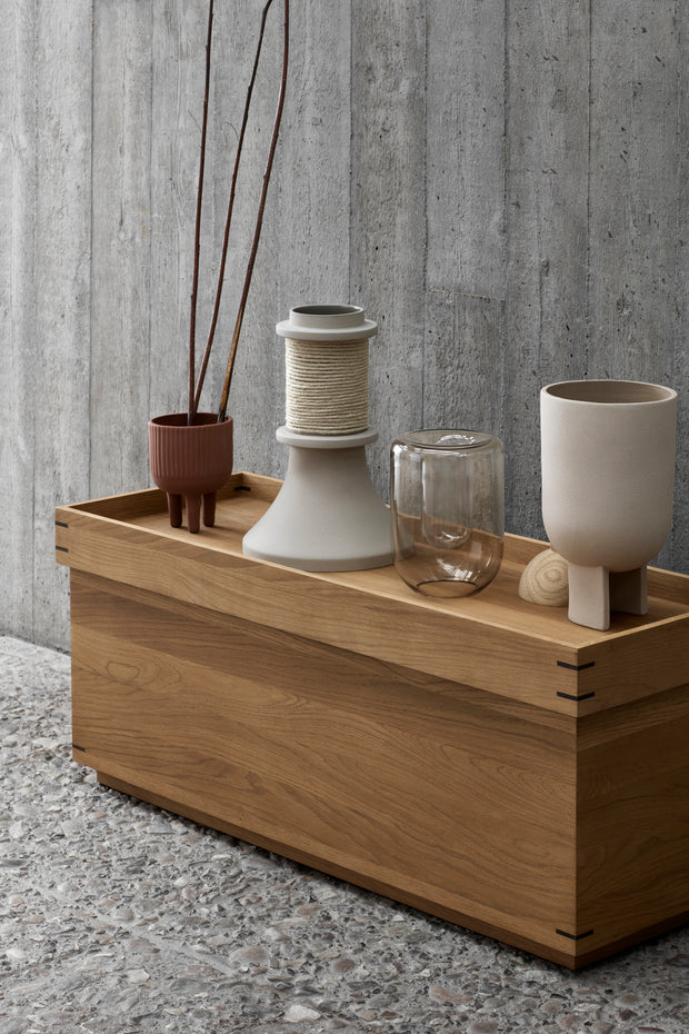 Kristina Dam Studio Serene Flowerpot, Sand Engobe, Medium