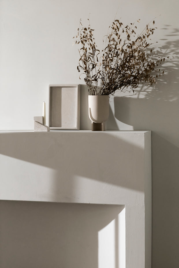 Kristina Dam Studio Serene Flowerpot, Sand Engobe, Medium