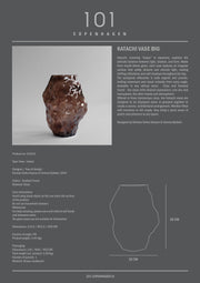 101 Copenhagen - Katachi Vase, Big - Smoked Forest - Vase