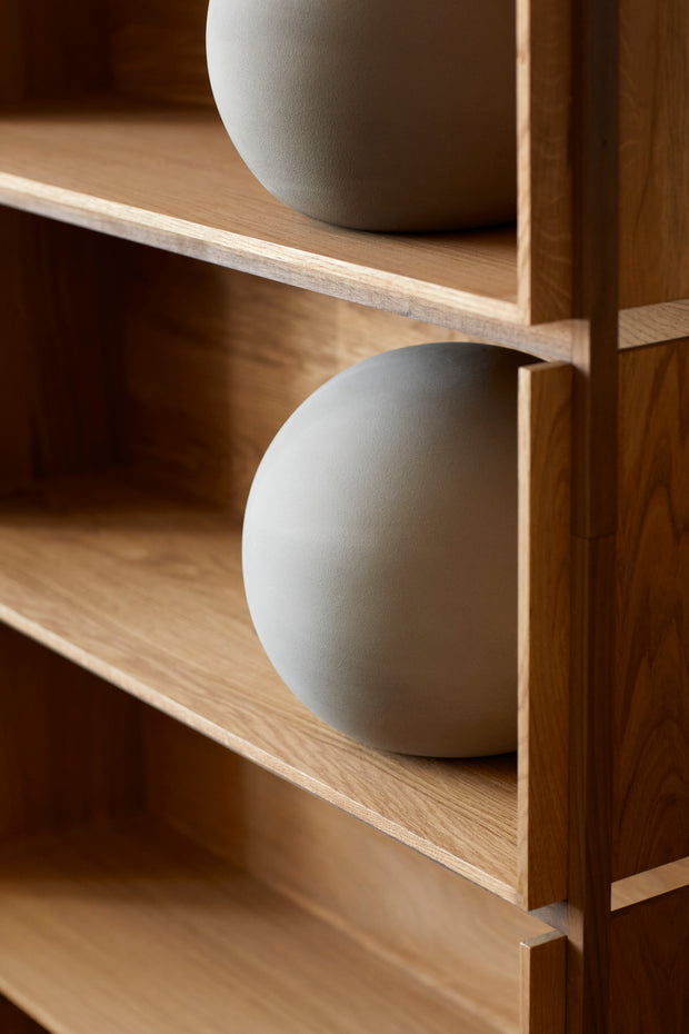 Kristina Dam Studio Globe Sculpture, Grey, Large