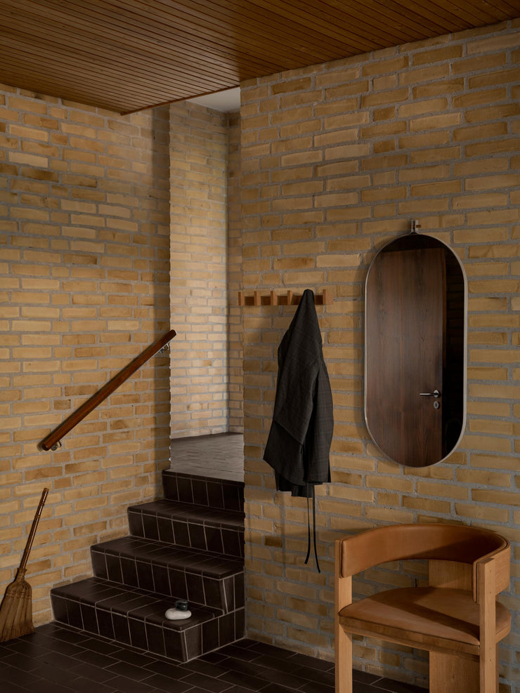 Kristina Dam Studio Dowel Mirror Round, Capsule