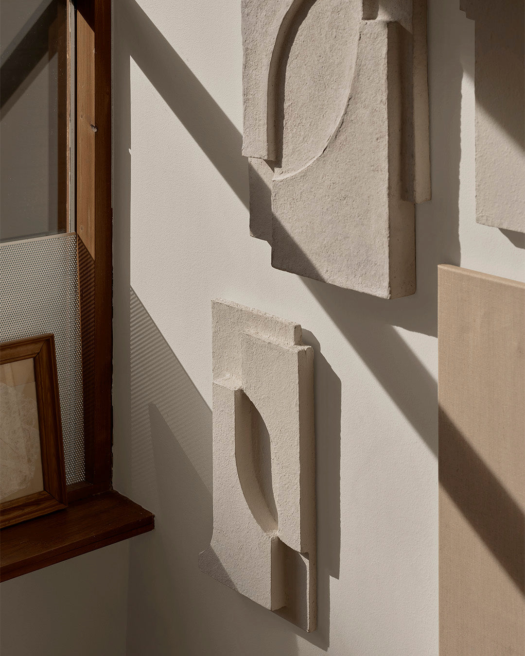 Serif Relief S | Abstract Relief Artwork | Kristina Dam Studio