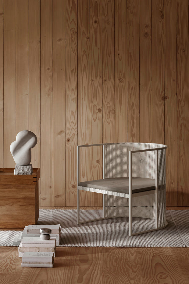 Kristina Dam Studio Bauhaus Lounge Chair, White