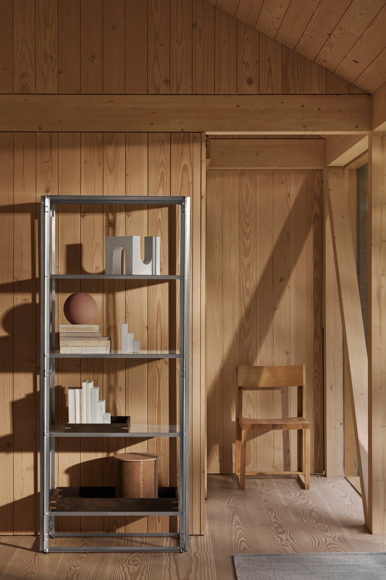 Kristina Dam Studio Foldable Shelf, Stainless Steel