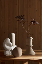 Kristina Dam Studio Globe Sculpture, Beige, Small