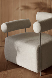 Kristina Dam Studio Solitude Lounge Chair, Beige