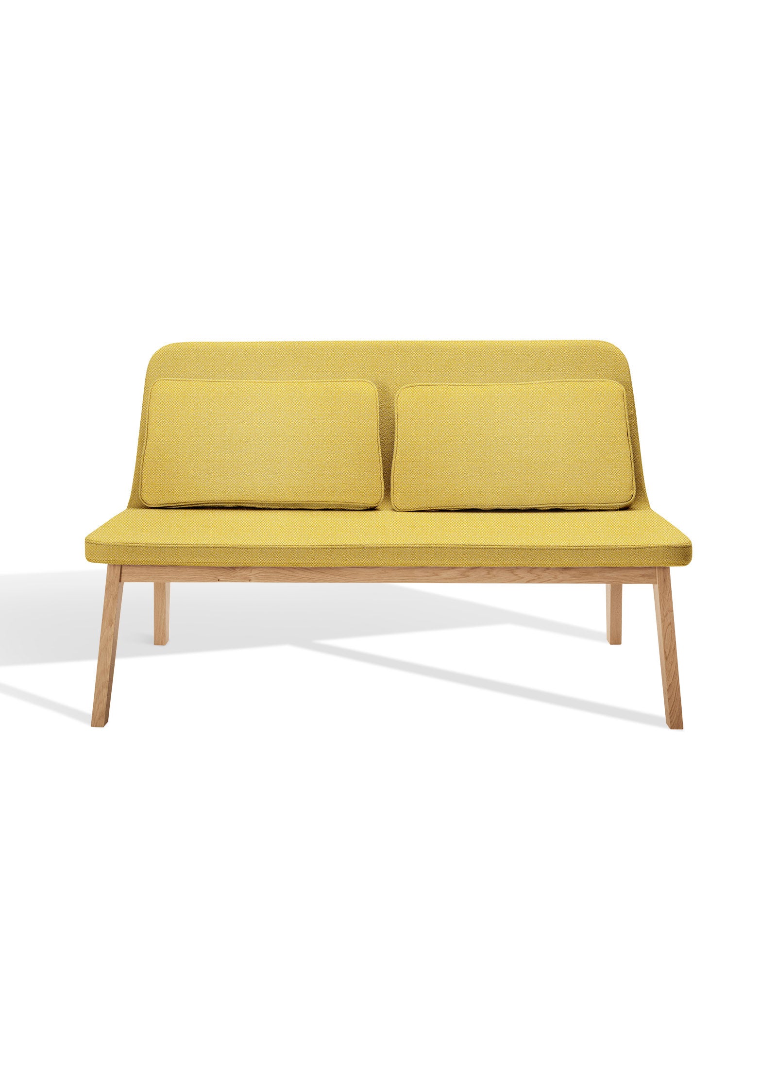 Møbel Copenhagen LEAN Lounge Sofa, Oiled Oak w/2 Cushions