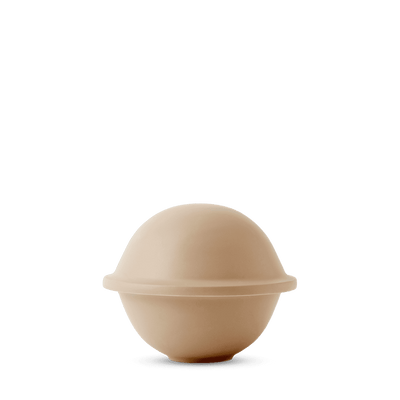 Lyngby Chapeau Jar, Matte Camel Porcelain, Large