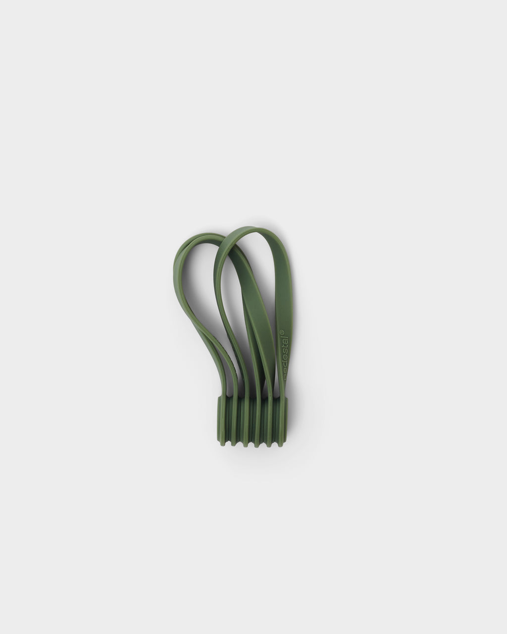 Pedestal Magnetic Cable Ties - Mossy Green