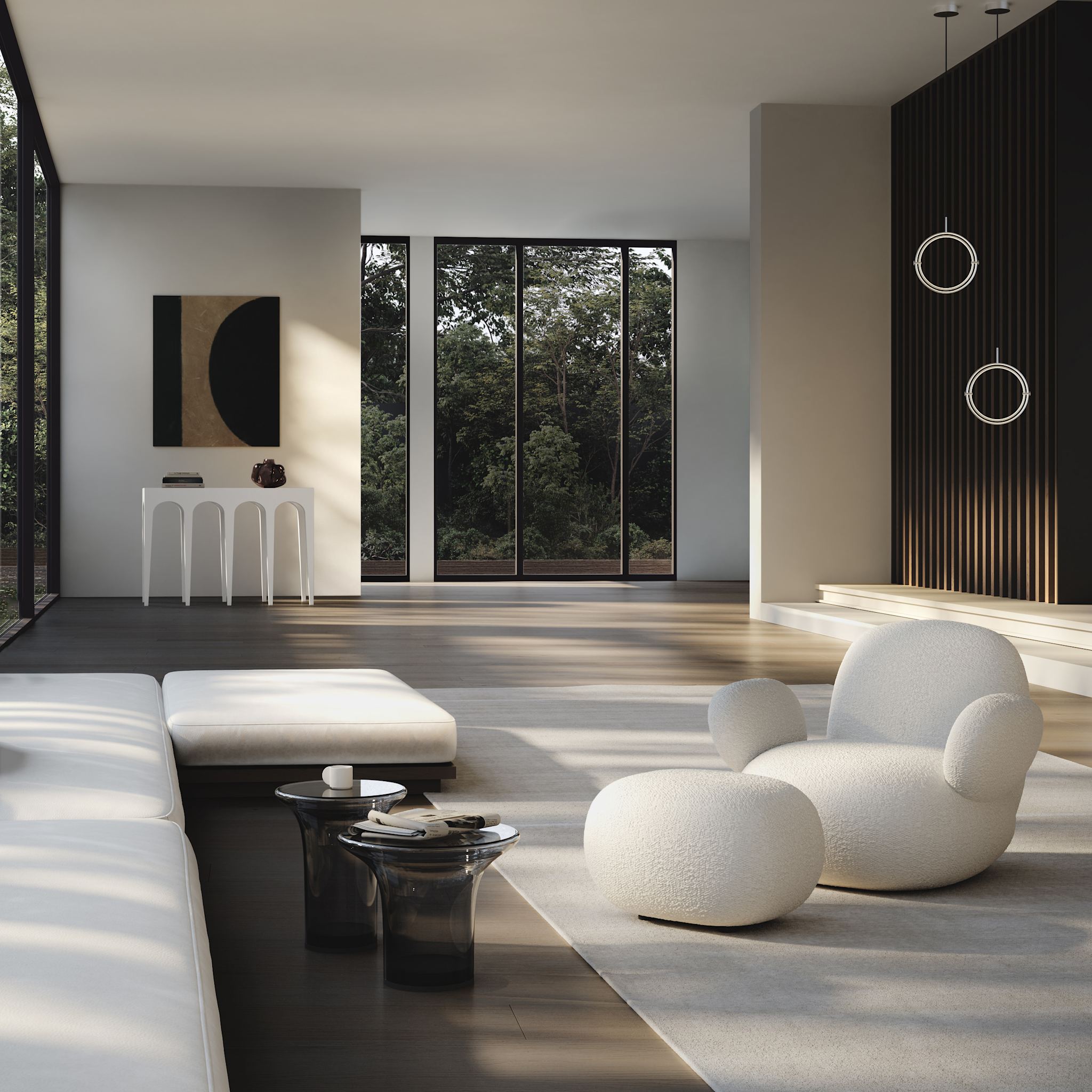 101 Copenhagen Toe Armchair, Flat - Off White (CPH 900)