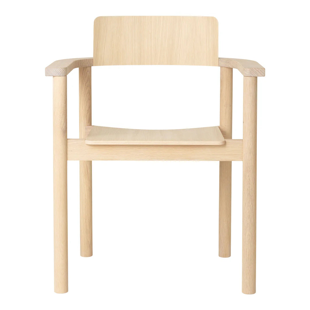 Møbel Copenhagen RUDI Dining Armchair, White Oiled Oak