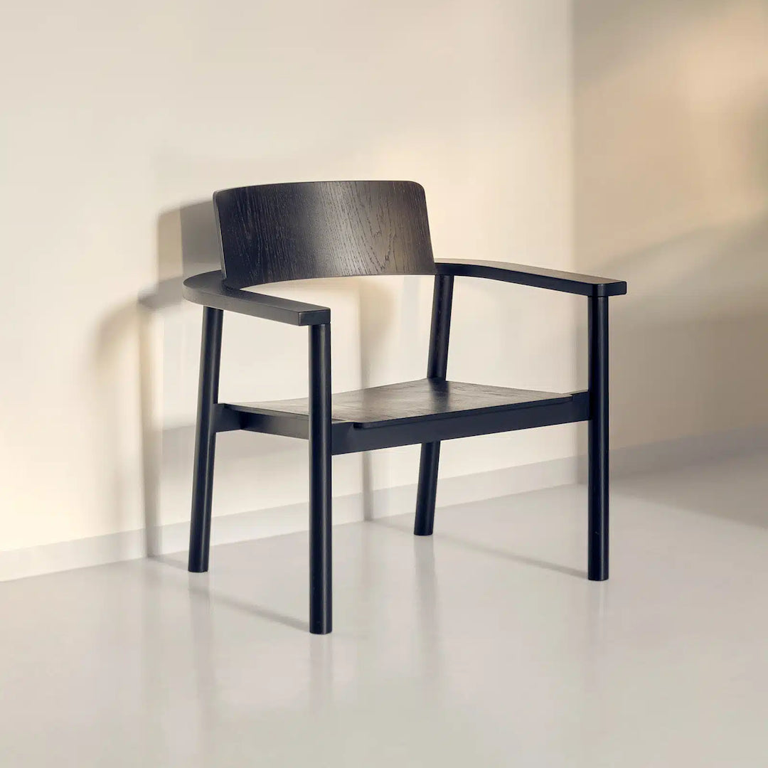 Møbel Copenhagen RUDI Lounge Armchair, Black Lacquered Oak