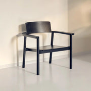 Møbel Copenhagen RUDI Lounge Armchair, Black Lacquered Oak