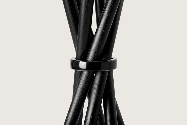 Møbel Copenhagen COAT - Coat & Hat Stand, Black Lacquered Ash