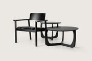 Møbel Copenhagen LILI Lounge Table L, Black Lacquered Ash