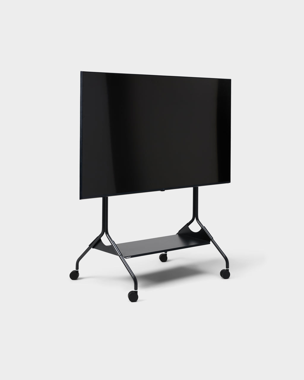 Pedestal Moon Tray Shelf - Charcoal