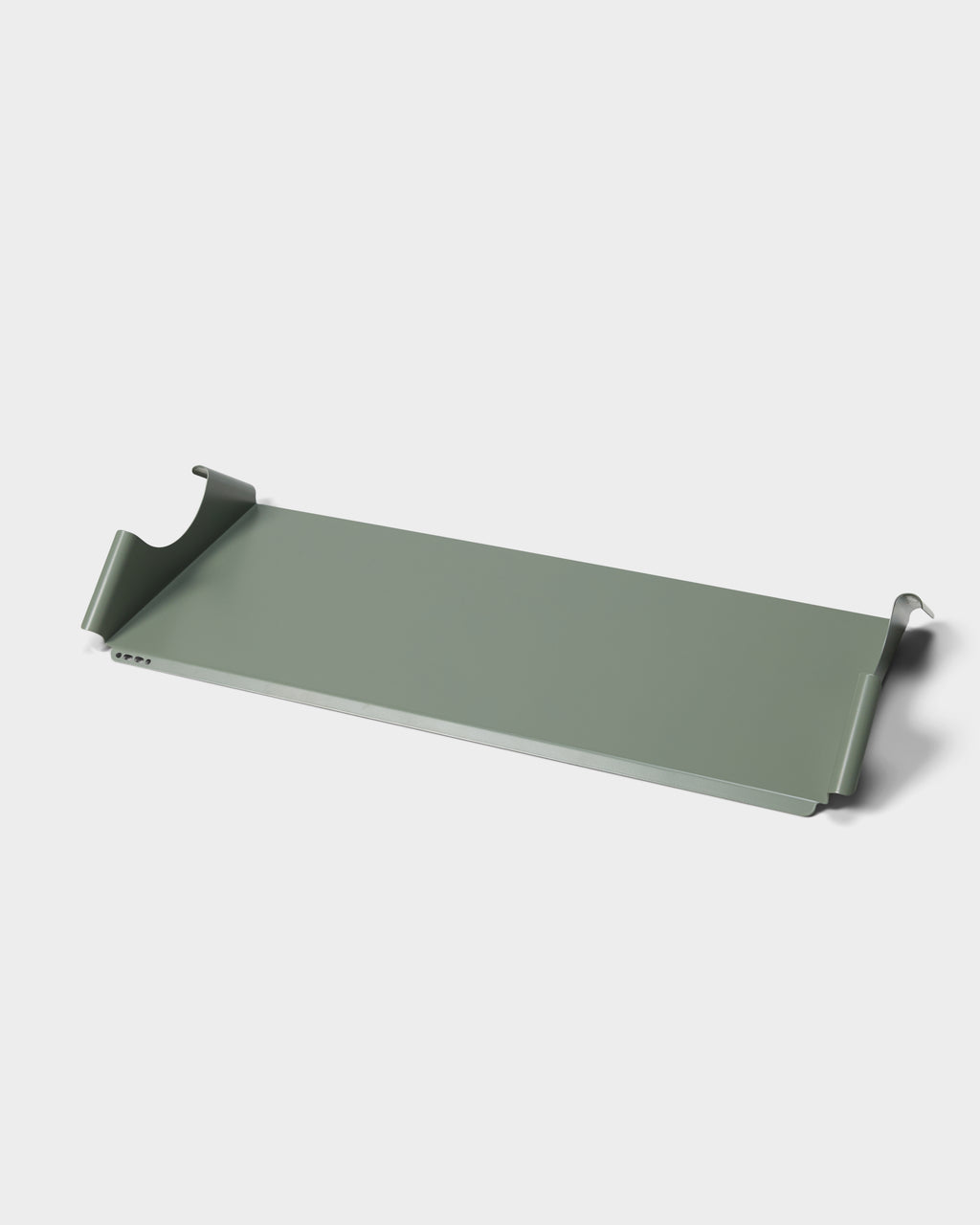 Pedestal Moon Tray Shelf - Mossy Green