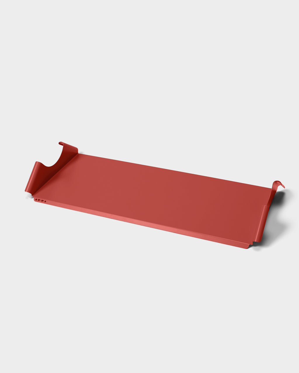 Pedestal Moon Tray Shelf - Burnin' Red
