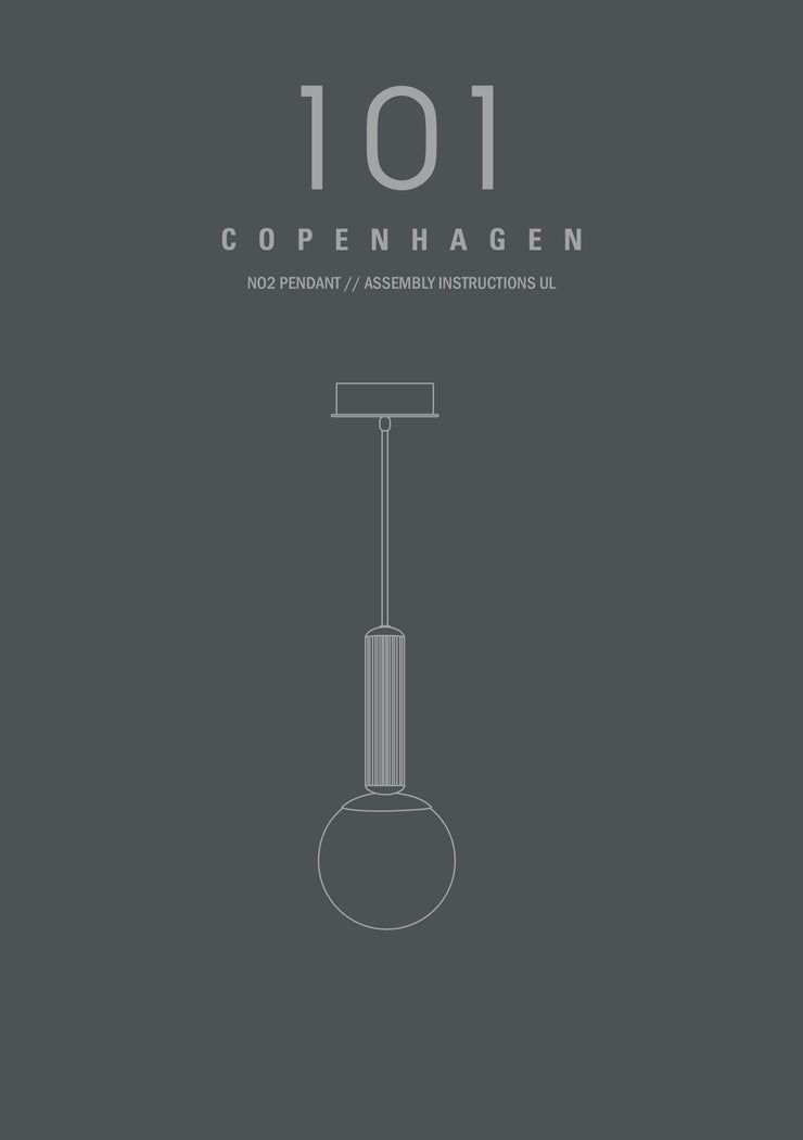 101 Copenhagen No. 2 Pendant - Bronze (UL)