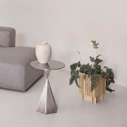 Squarely GrowON Self-Watering Planter, Natural Oak