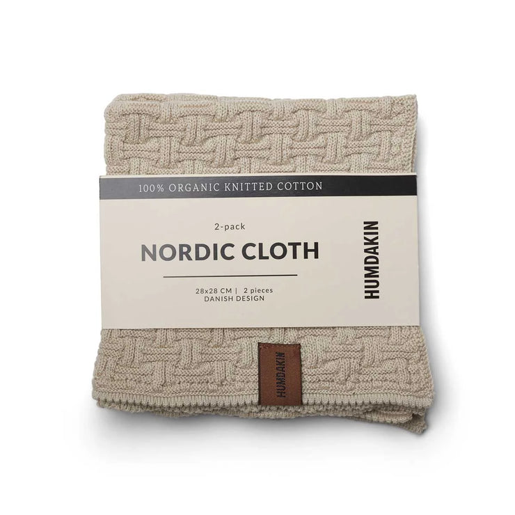 Humdakin Nordic Cloth 2 pack - Light Stone