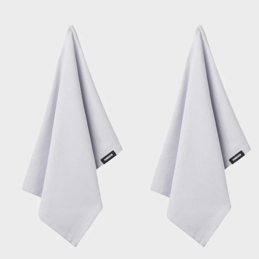Humdakin Organic Tea Towel, 2 pack - Blue Glass