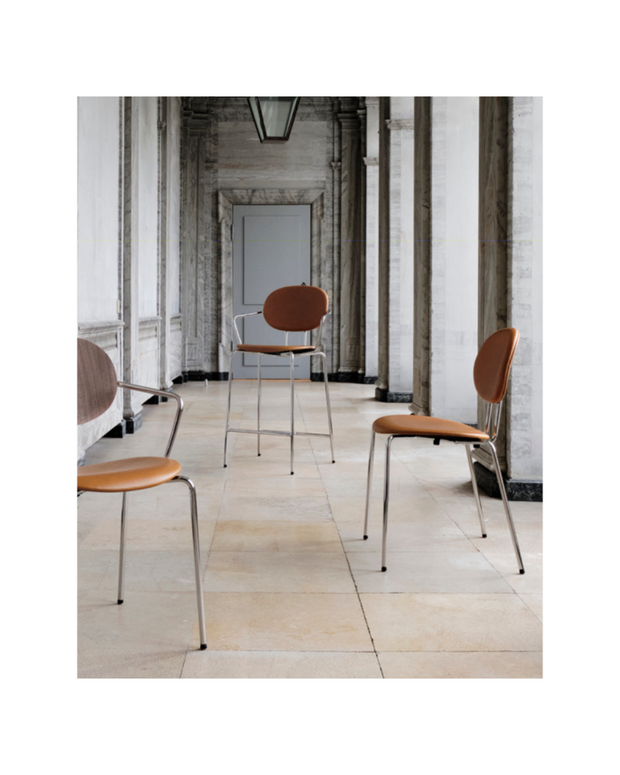 Sibast PIET HEIN Bar Chair, Upholstered Seat Without Armrest