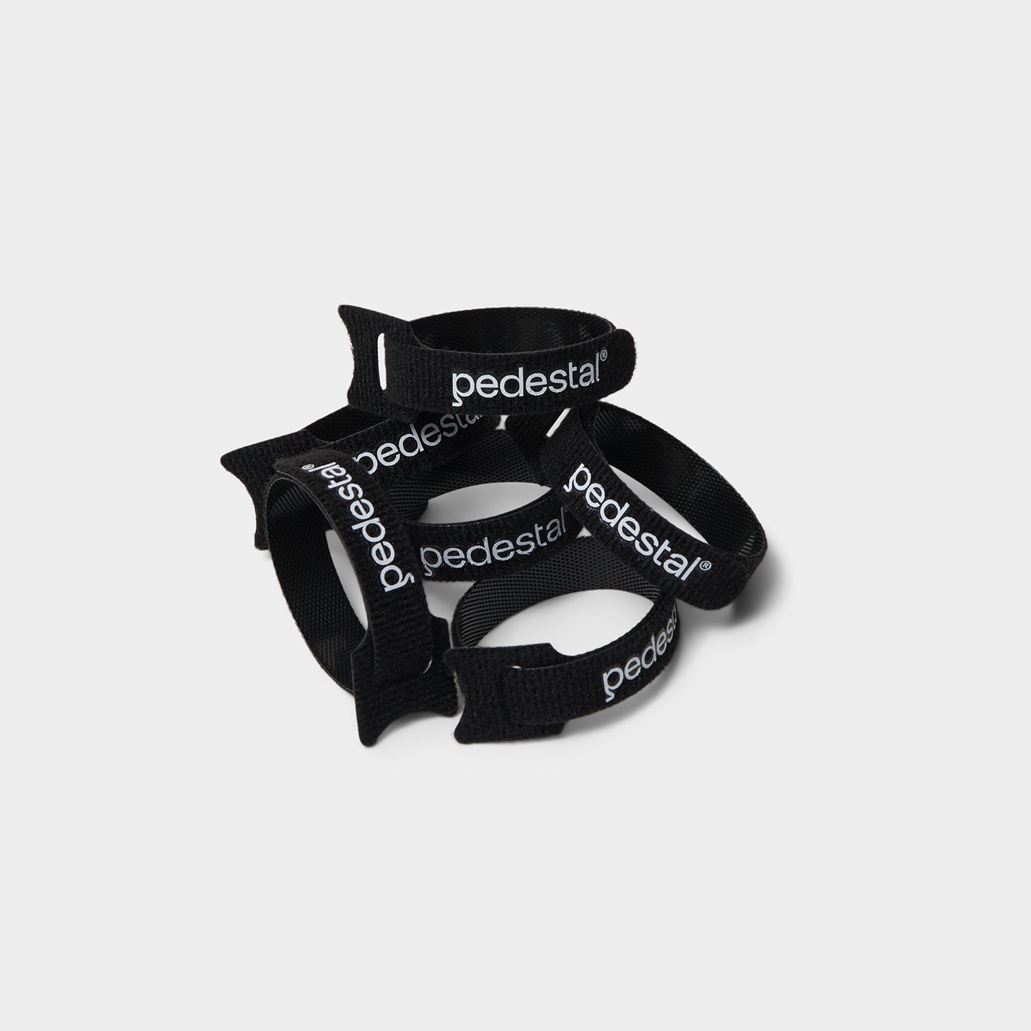 Pedestal Velcro Cable Ties - Black