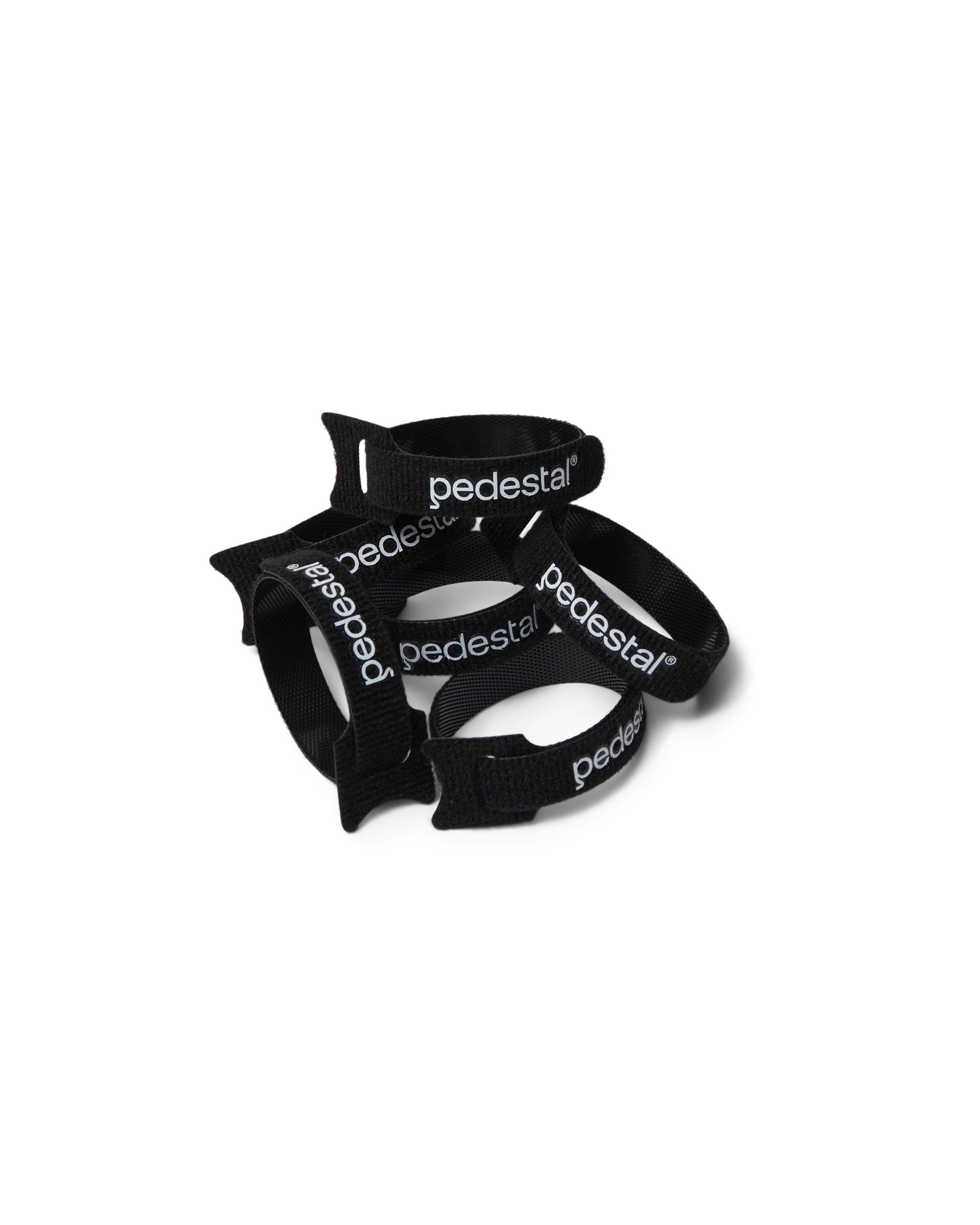 Pedestal Velcro Cable Ties - Black