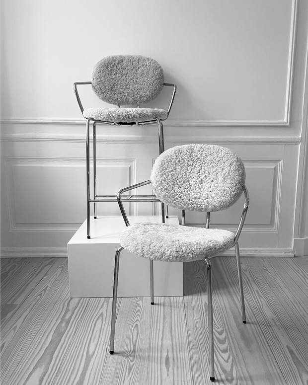 Sibast  PIET HEIN Bar Chair, Fully Upholstered With Armrest