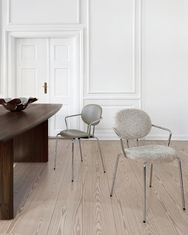 Sibast  PIET HEIN Dining Chair, Fully Upholstered With Armrest