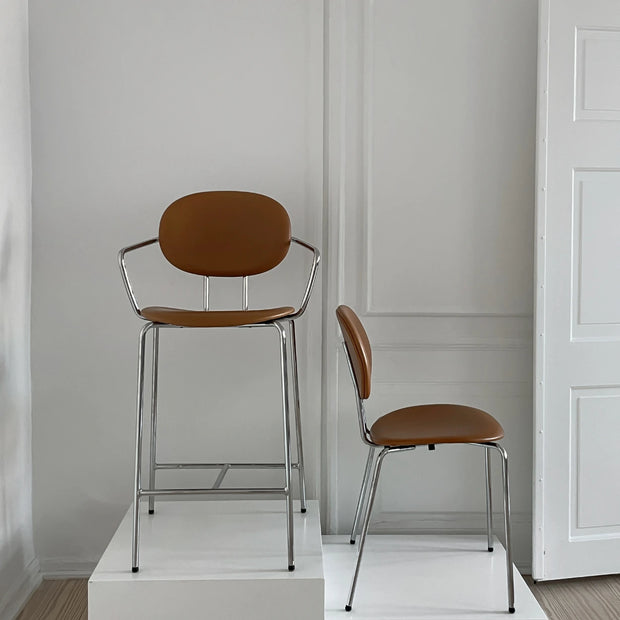 Sibast PIET HEIN Bar Chair, Upholstered Seat Without Armrest