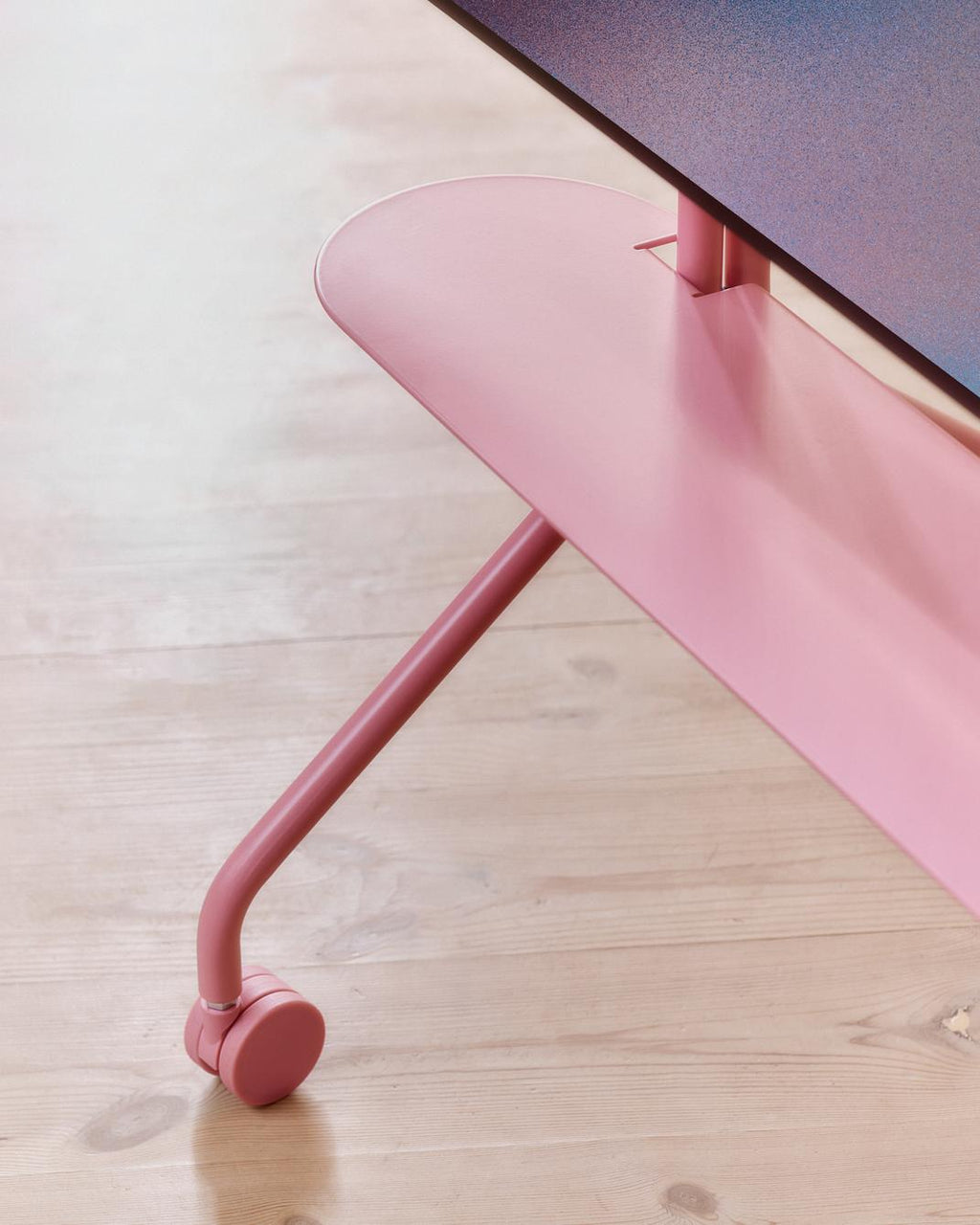 Pedestal Pipe Shelf - Bubble Gum