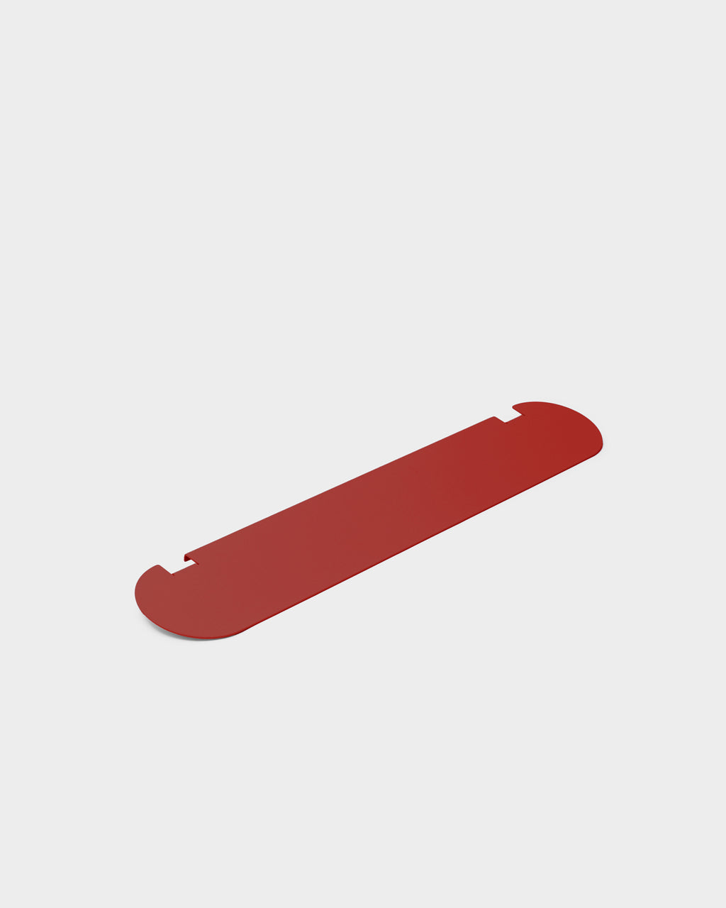 Pedestal Pipe Shelf - Burnin' Red