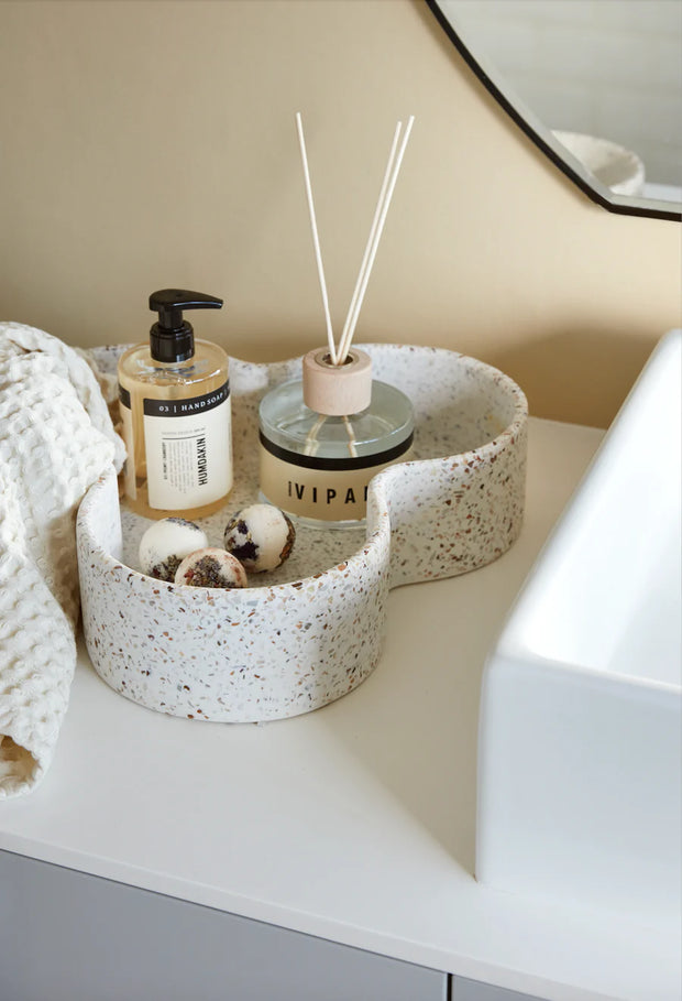 Humdakin Pisa Red/beige Terrazzo Bowl