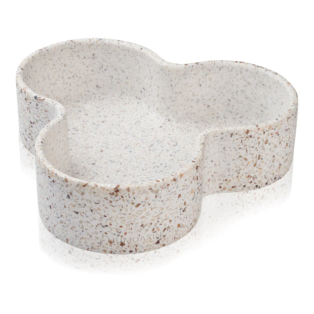 Humdakin Pisa Red/beige Terrazzo Bowl