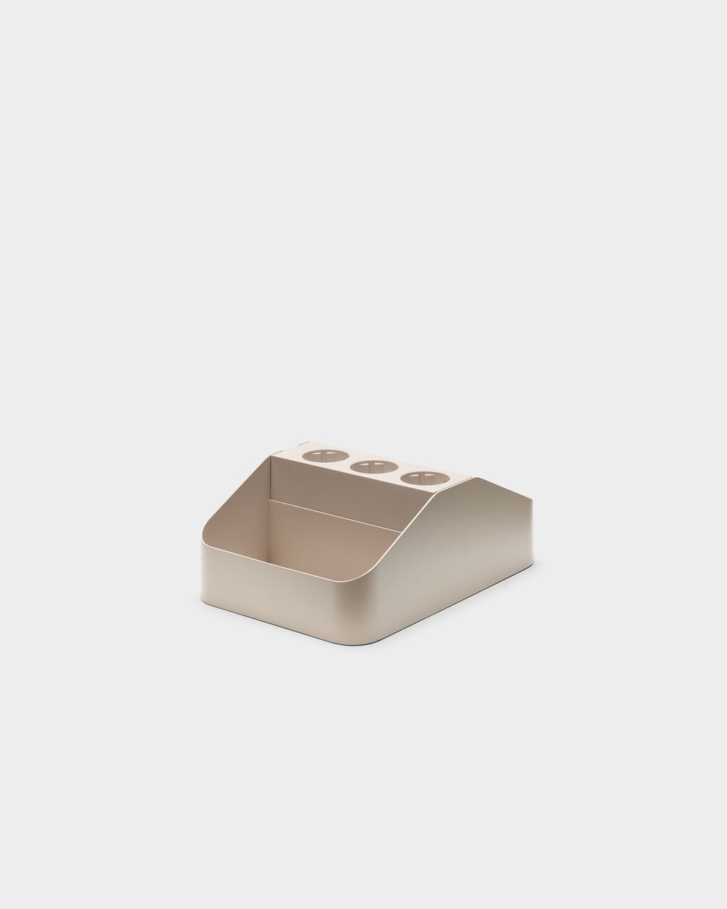 Pedestal Power Bar Tray Double - Oat