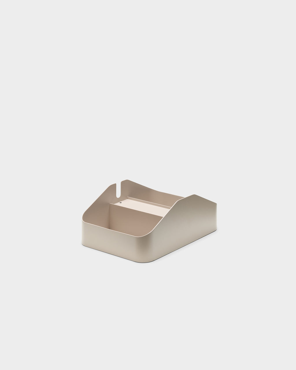 Pedestal Power Bar Tray Double - Oat