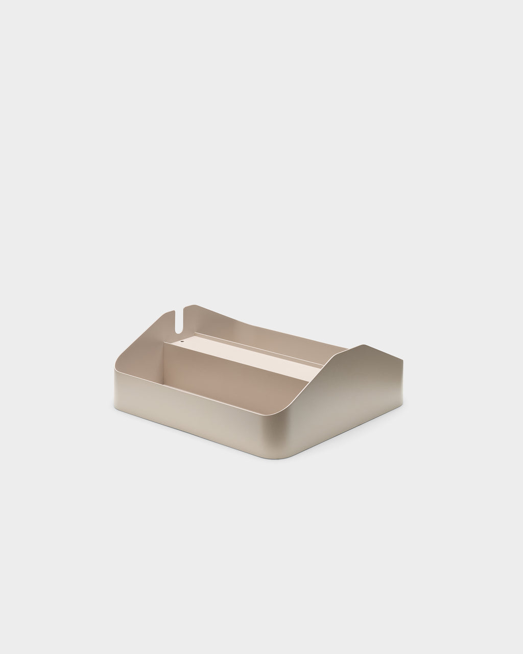 Pedestal Power Beam Tray Double - Oat