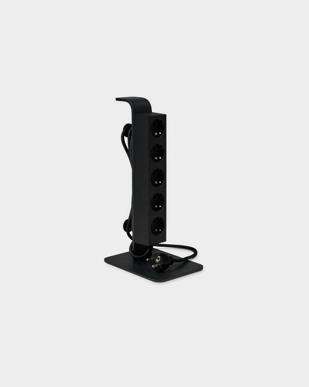 Pedestal Power Tower - Charcoal