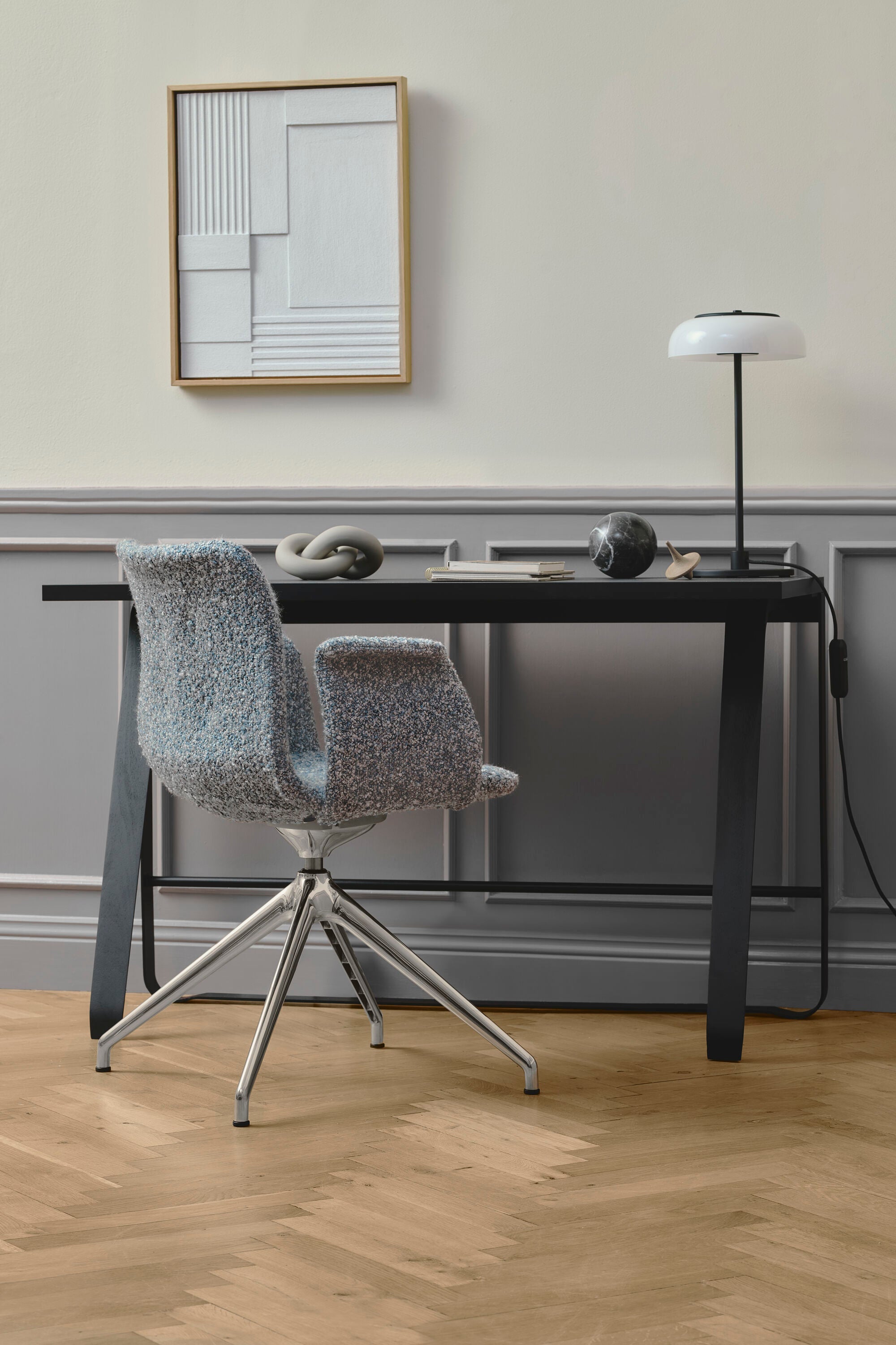 Bent Hansen Hemingway Desk, Black/Black