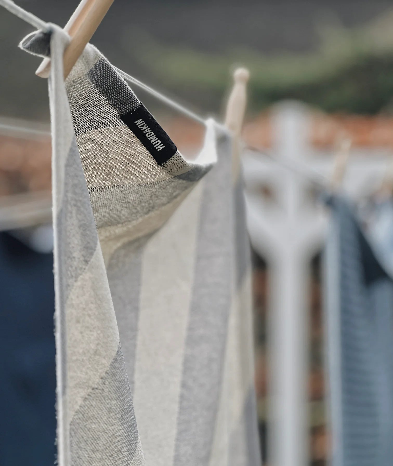 Humdakin Recycled Cotton Tea Towels, 2 pack - Blue Candy