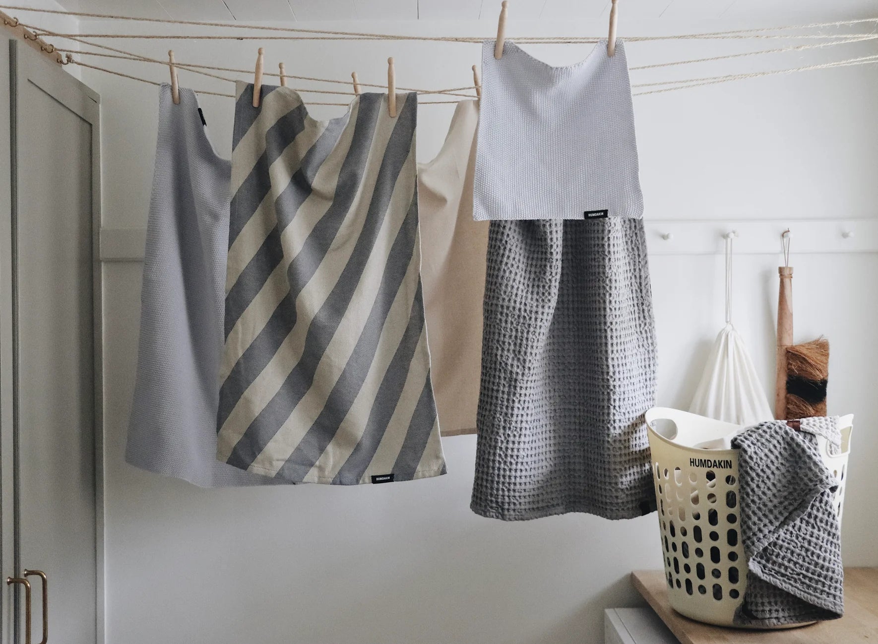 Humdakin Knitted Kitchen Towel -  Blue Glass