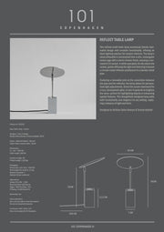 101 Copenhagen Reflect Table Lamp - Chrome (UL/NA)